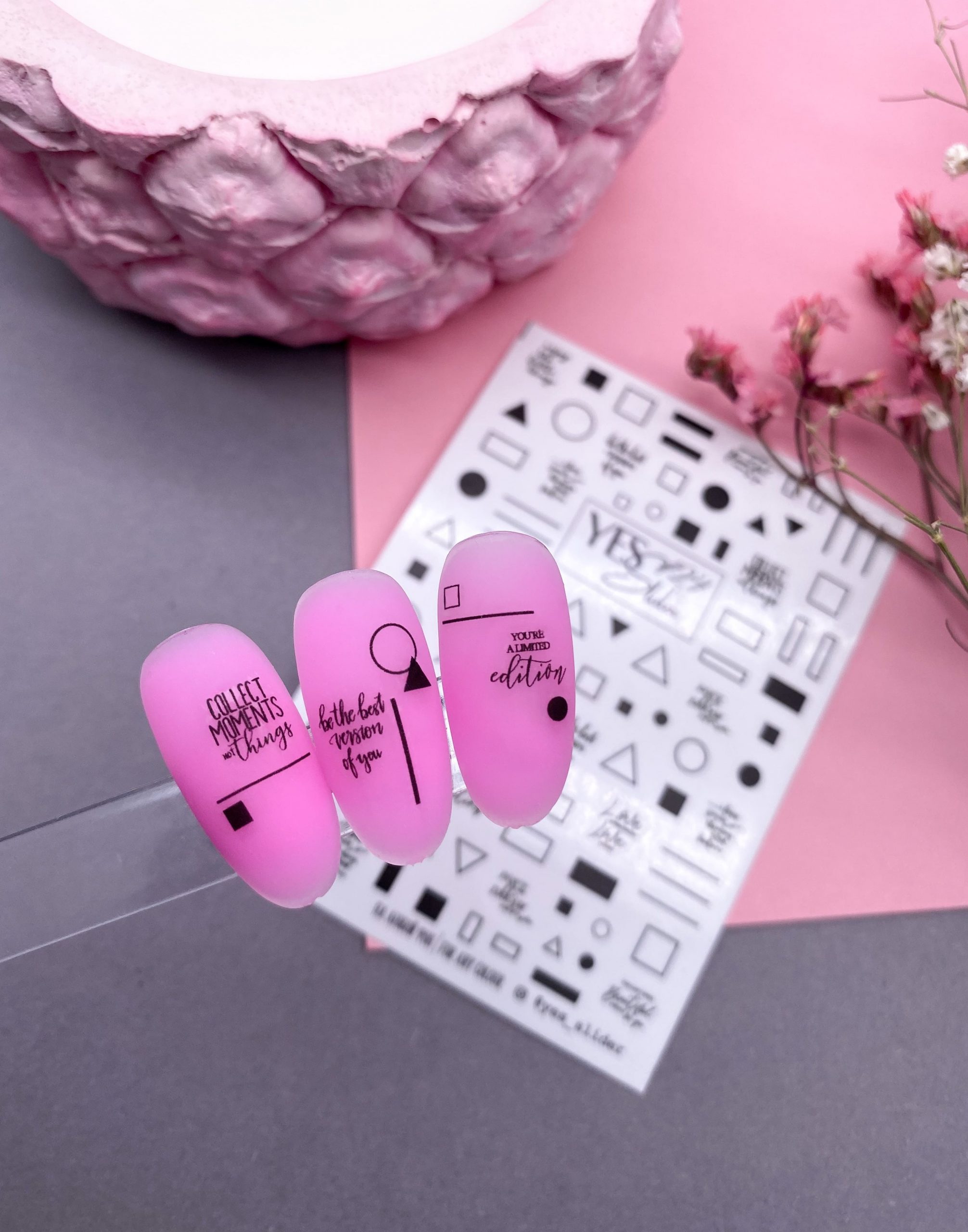 24 yes slider sticker