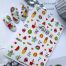 decori unghie frutta facile con water decal