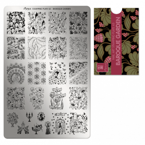 piastra per nail art stamping 063 moyra
