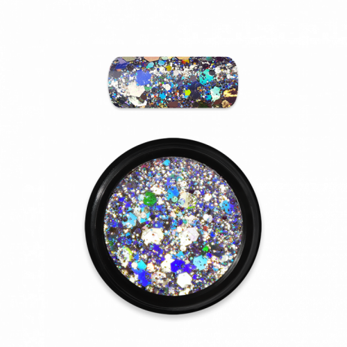 glitter olografici argento moyra 01