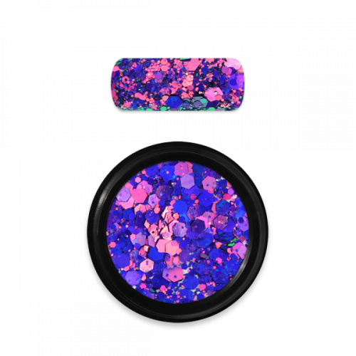 Moyra holo glitter mix No. 15 Chameleon purple