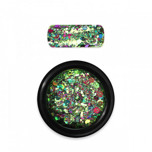 Moyra Holo glitter mix No. 18 Chameleon green