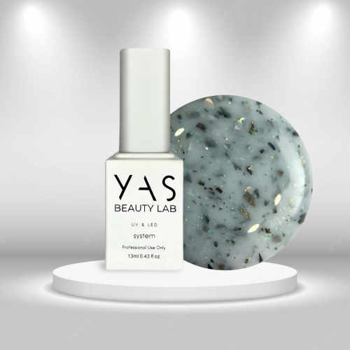 rubber base silver holo 1 yas beauty lab