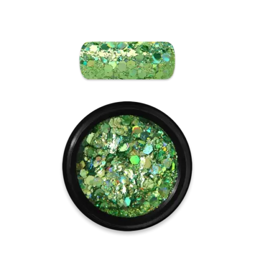 Green 08 Holo Glitter Mix - Moyra